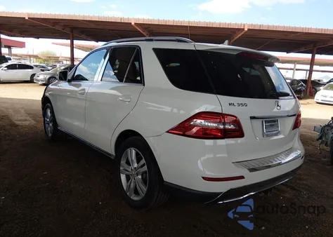 2013 Mercedes-Benz Ml 350 из США, поврежденный, VIN 4JGDA5JB6DA132249
